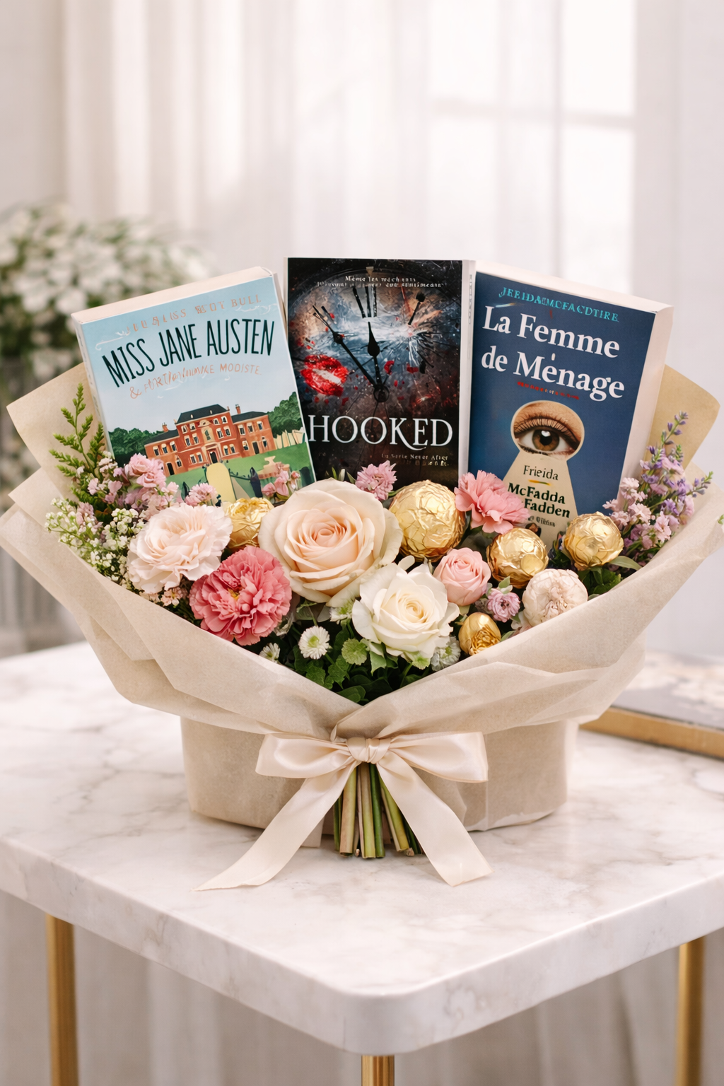 Booket Élégance — 3 livres personnalisés